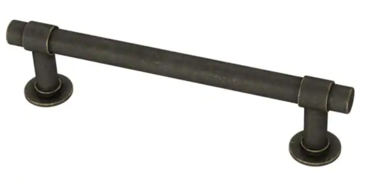 Essentials Francisco 5 in. (127 mm) Center-to-Center Warm Chestnut Drawer Pull (5 pack)