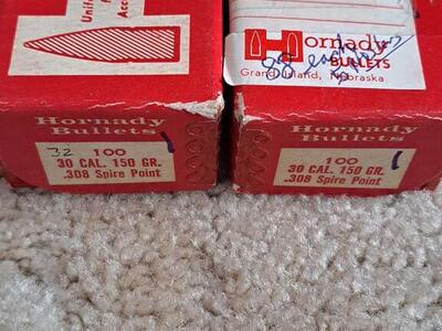 Various bullets for sale