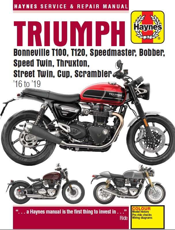 Haynes Triumph Scrambler & Triumph Bonneville Service Manual