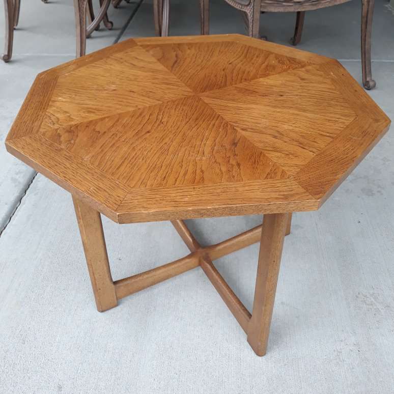 Lane Octagonal Side End Table MCM