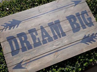 Pottery barn wooden sign
