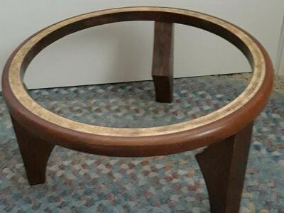 Vintage Wooden Glob Stand / Holder