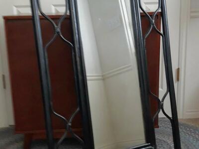 Vintage Rattan Mirror