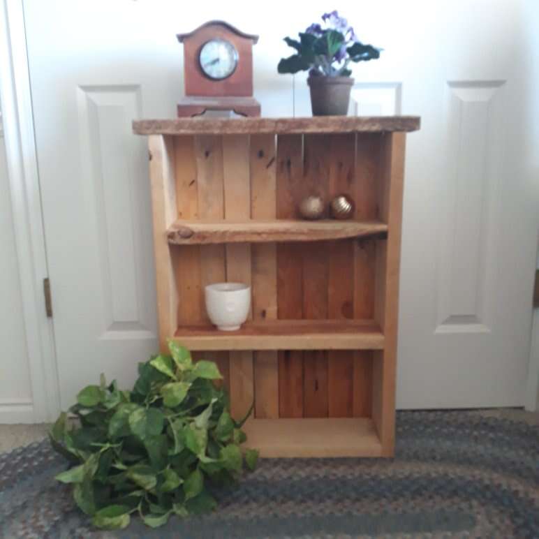 handmade wooden shelf wall hanger