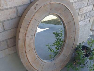Oval Mirror 32" x 27"