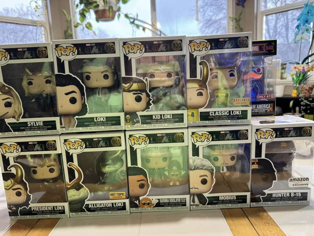 Loki Funko Pops.