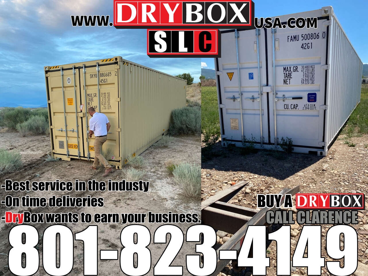 40HC New 1 trip shipping containers Best Deal! Delivery in days not weeks