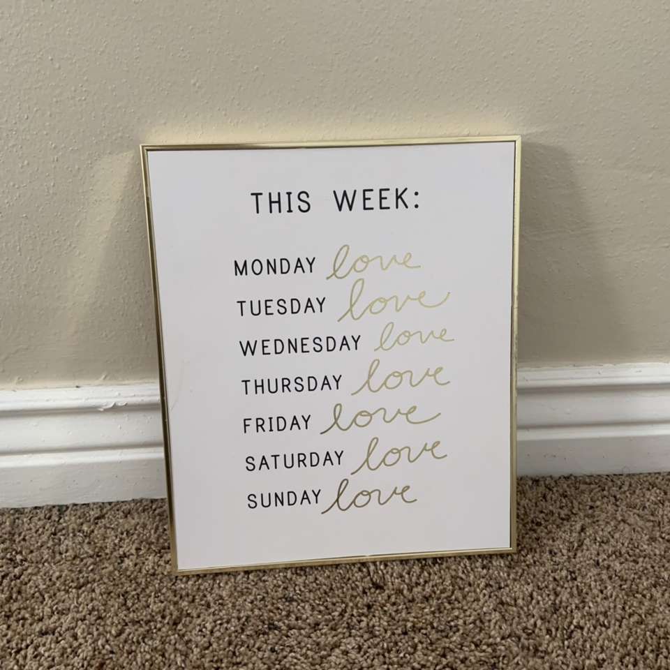 Wedding Decor Hobby Lobby Sign This Week Love