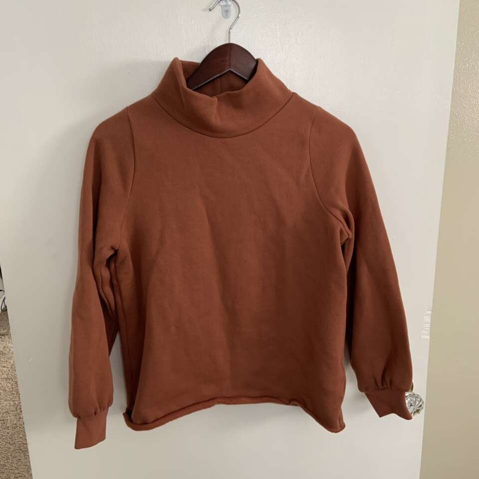 MWL Madewell  Relaxed Turtleneck Sweatshirt Warm