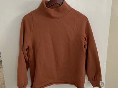 MWL Madewell Relaxed Turtleneck Sweatshirt Warm