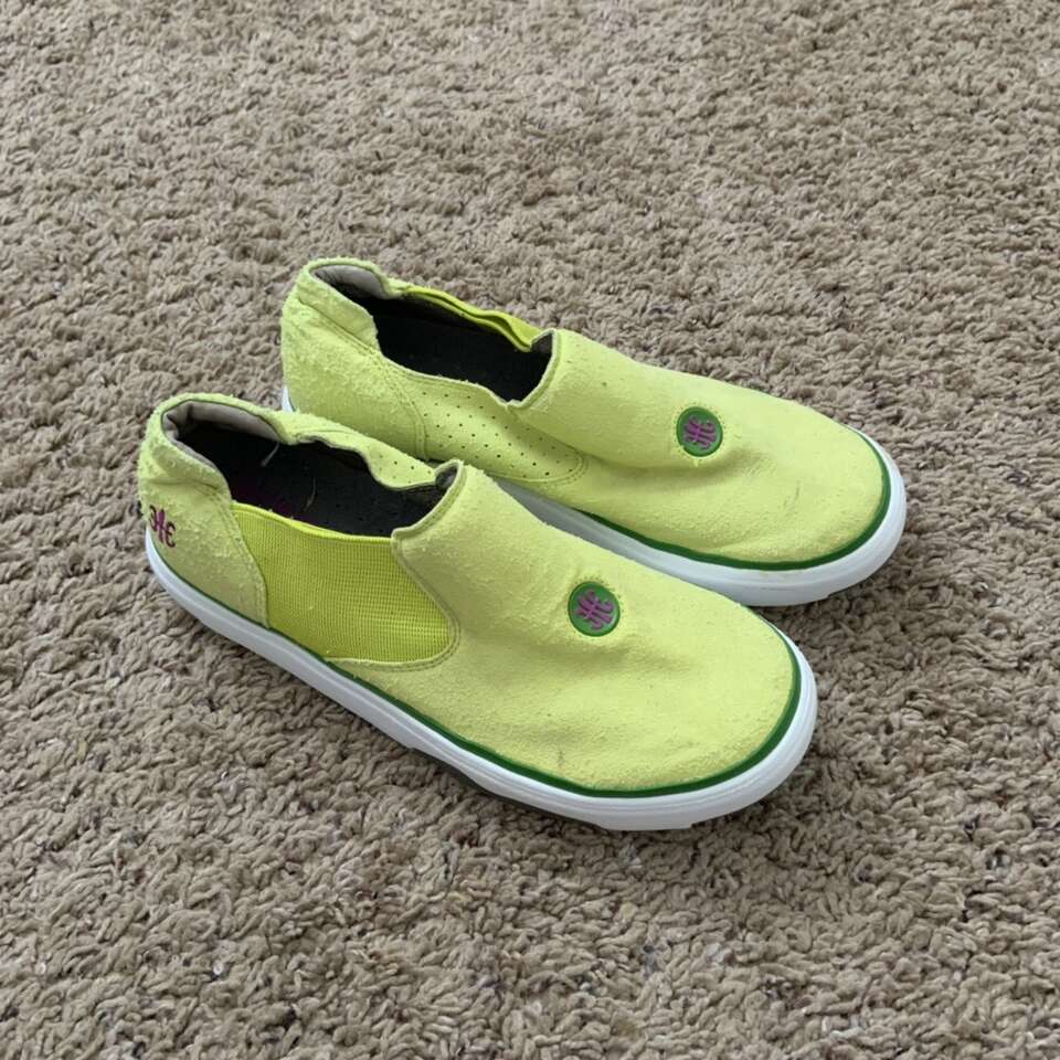 Royal Elastics Neon Green Slip On Shoes Size 7