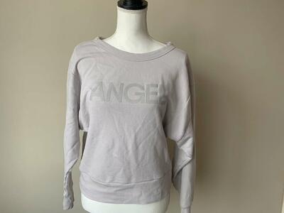 Victoria Sport Open Back Angel Crewneck Sweatshirt