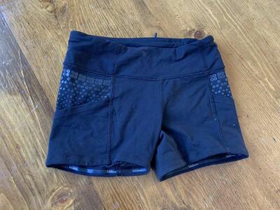 Lululemon Black Dote Speed Shorts Size 2
