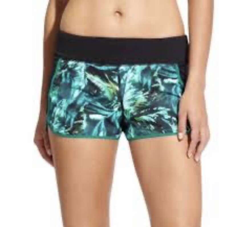 Athletic Blue Green Black Athletic Shorts Size S