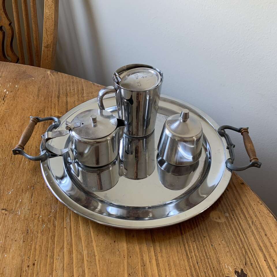 Cambell River Hospital BC Canada Tea Set