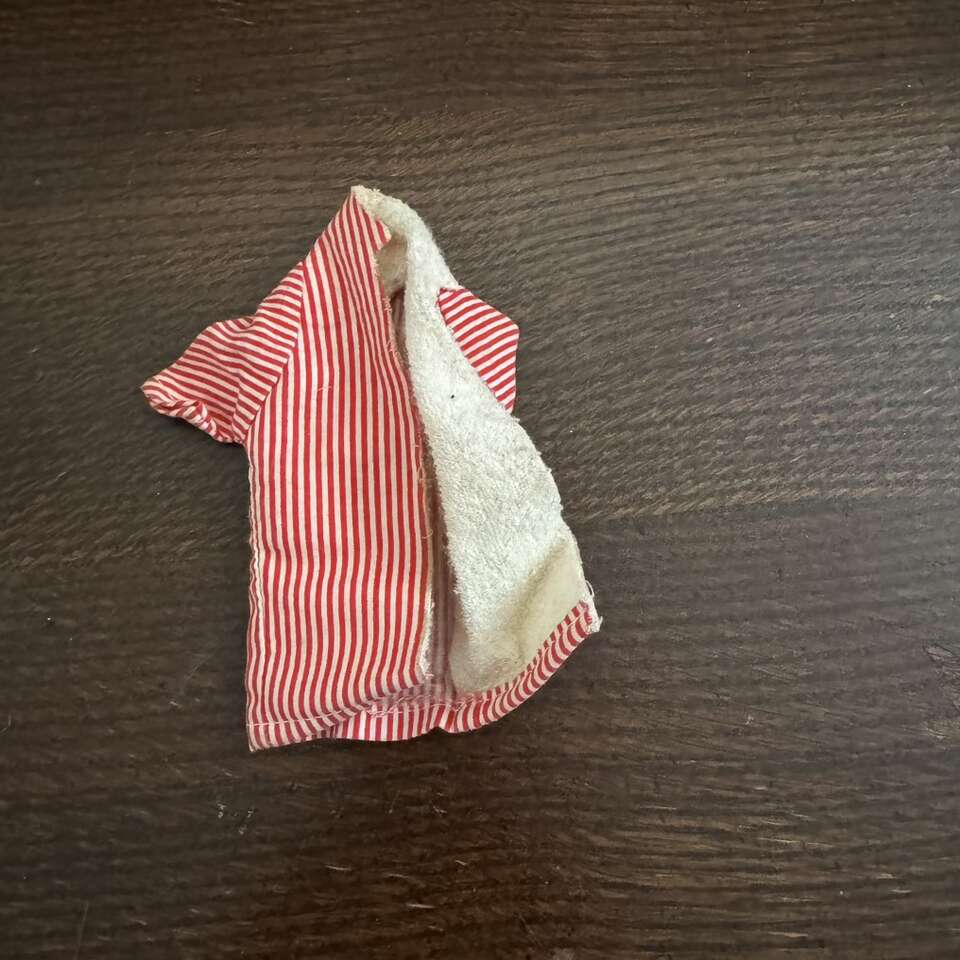 Vintage Barbie Ken Striped Red Shirt 1962