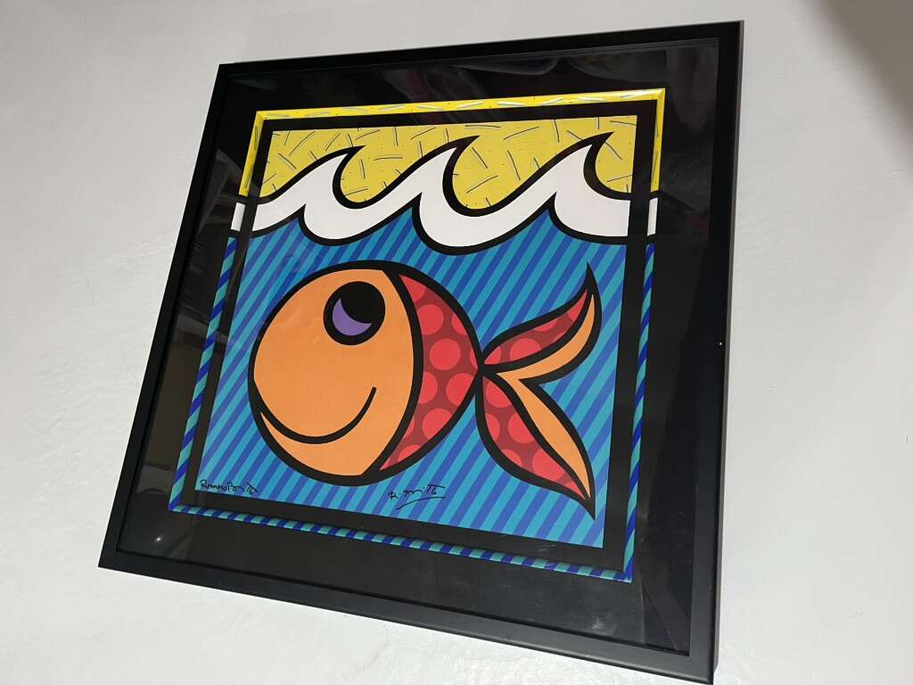 Romero Britto (Brazilian, 1963) Boom Fish