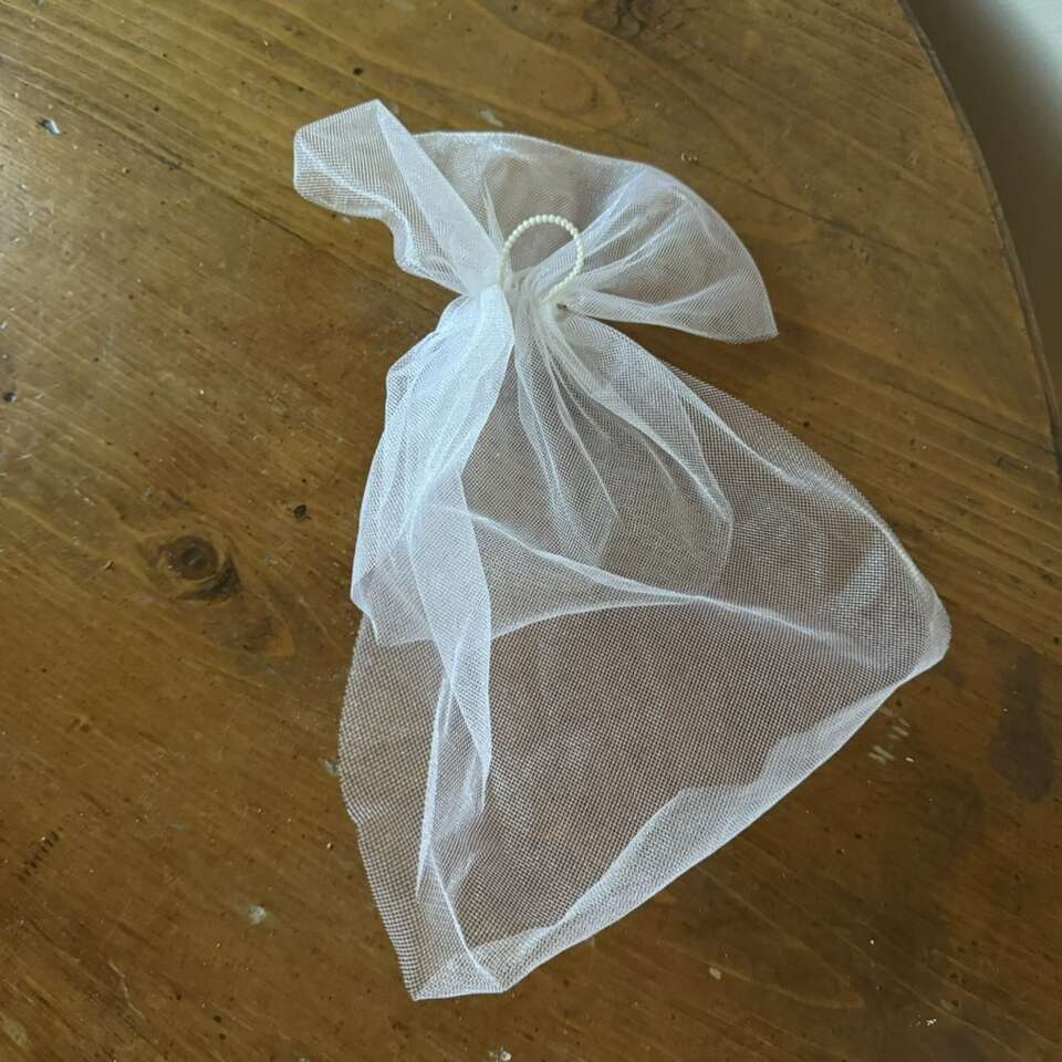 Vintage Barbie White Wedding Veil