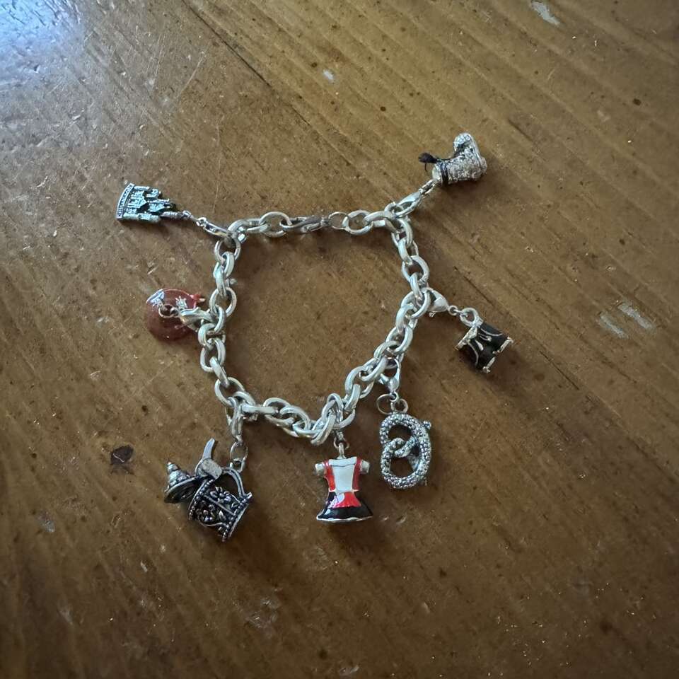 Charm Bracelet from Munich Germany Dirndl Stein
