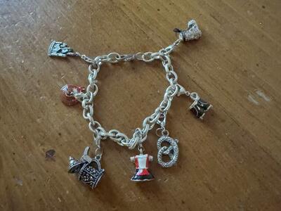 Charm Bracelet from Munich Germany Dirndl Stein