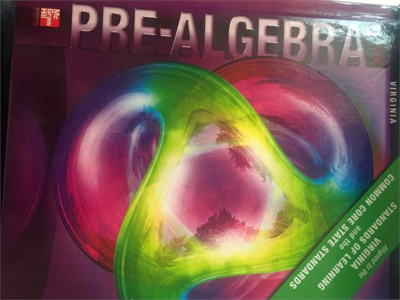 Glencoe Pre-Algebra, Virginia Edition Hardcover by McGraw-Hill Education (Author)
