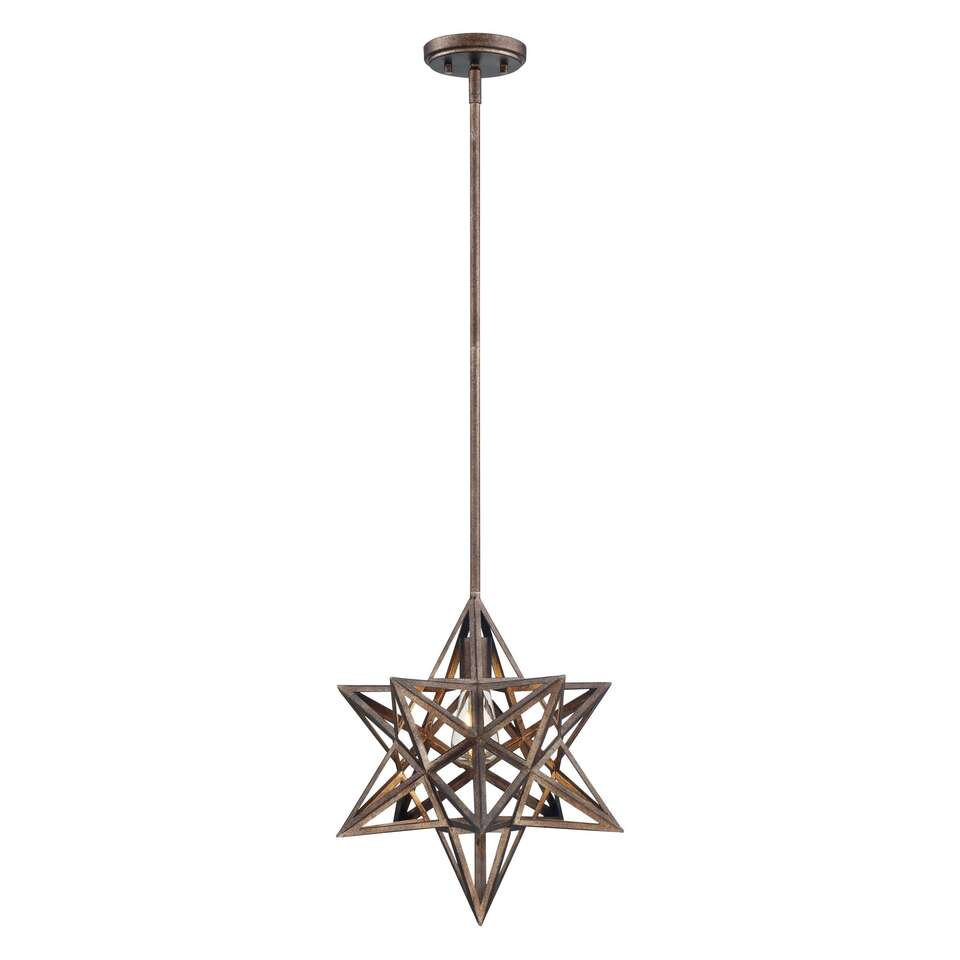 Signature Hardware 949641 Mayland 14" Wide Pendant - Wood