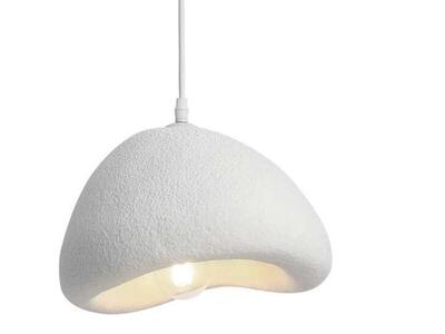 WILON Wabi Sabi Pendant Lights 11.8'' Room Fixtures Over Table Modern Dome Hanging Lamp