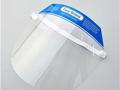 10 Uline Deluxe Disposable Face Shield