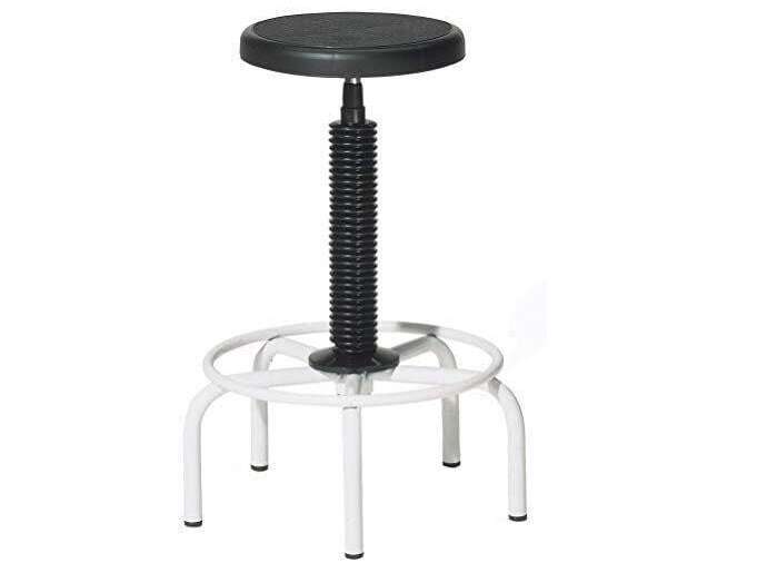 Alvin, Universal Stool, Plastic Seat, Height Adjustable with 5 Star Base