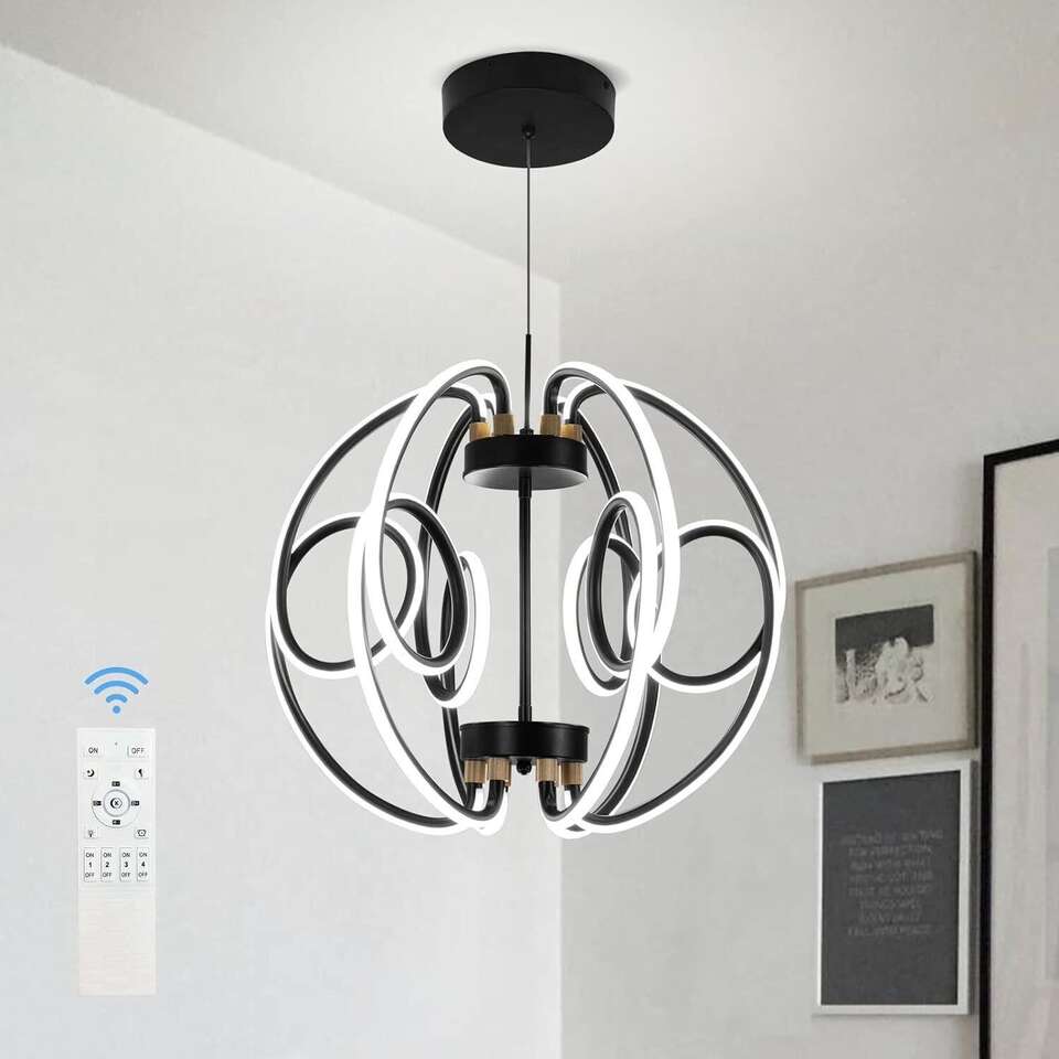 ADISUN Modern LED Globe Chandelier (58W)