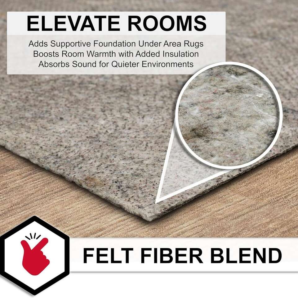 Reversible Pet Spill Proof Rug Pad (3' X 5')