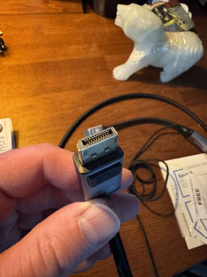 8K HDMI 2.1 To Display Port 1.4 6.6ft Cable