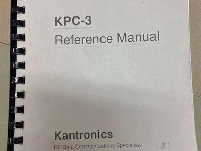 KANTRONICS KPC-3 REFERENCE MANUAL