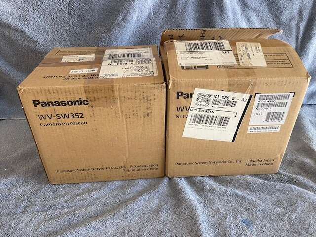 USED WORKING PANASONIC MINI DOME IP CAMERAS