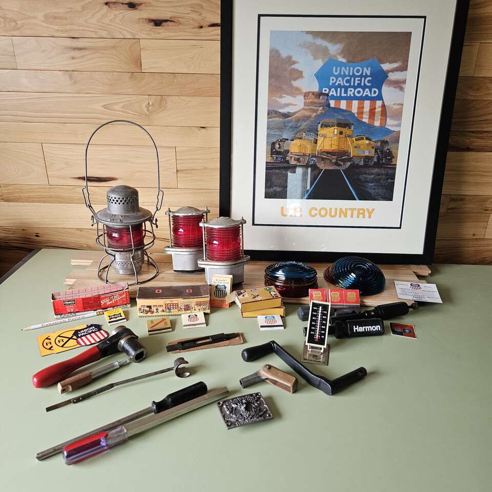 Railroad memorabilia