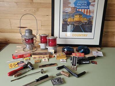 Railroad memorabilia
