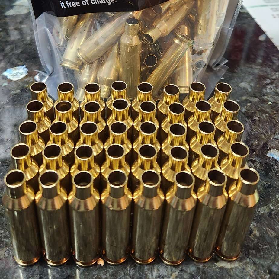 6.5 CM Brass New Neck Turned, Sized