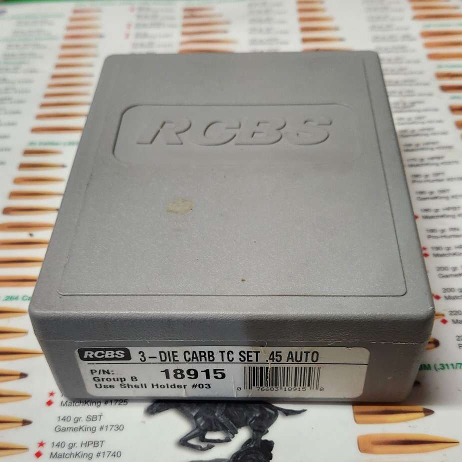 RCBS 45ACP Carbide Dies