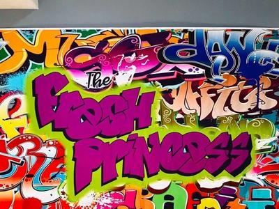 FRESH PRINCESS HIP-HOP WALL DECOR WALL ART BANNER