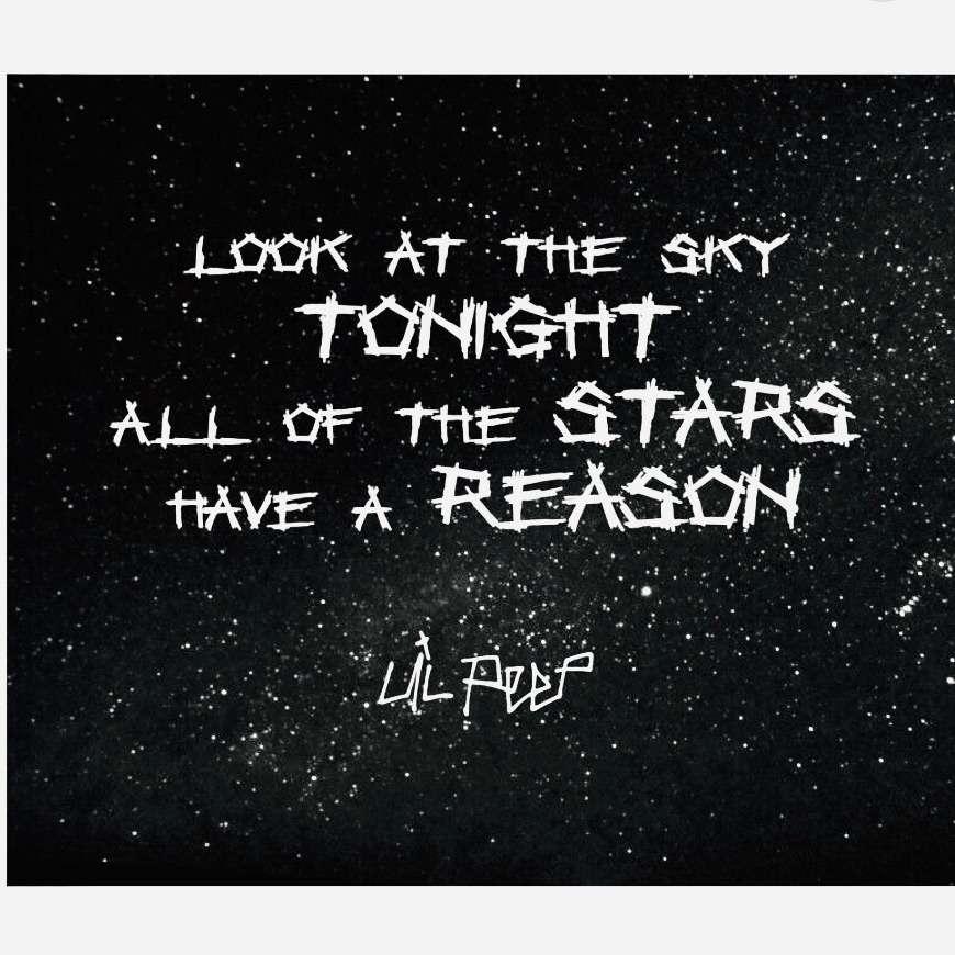 LIL PEEP STAR SHOPPING LYRICS STARRY TAPESTRY