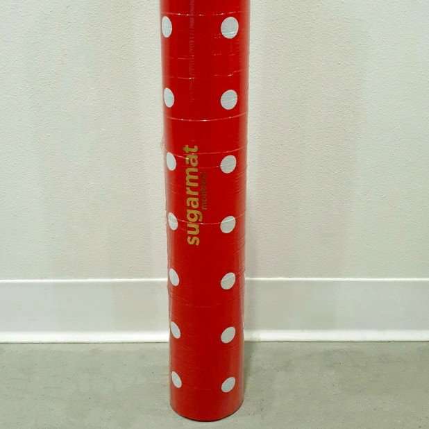 YOGA MAT RED AND WHITE POLKA DOT (SUGARMAT) NEW