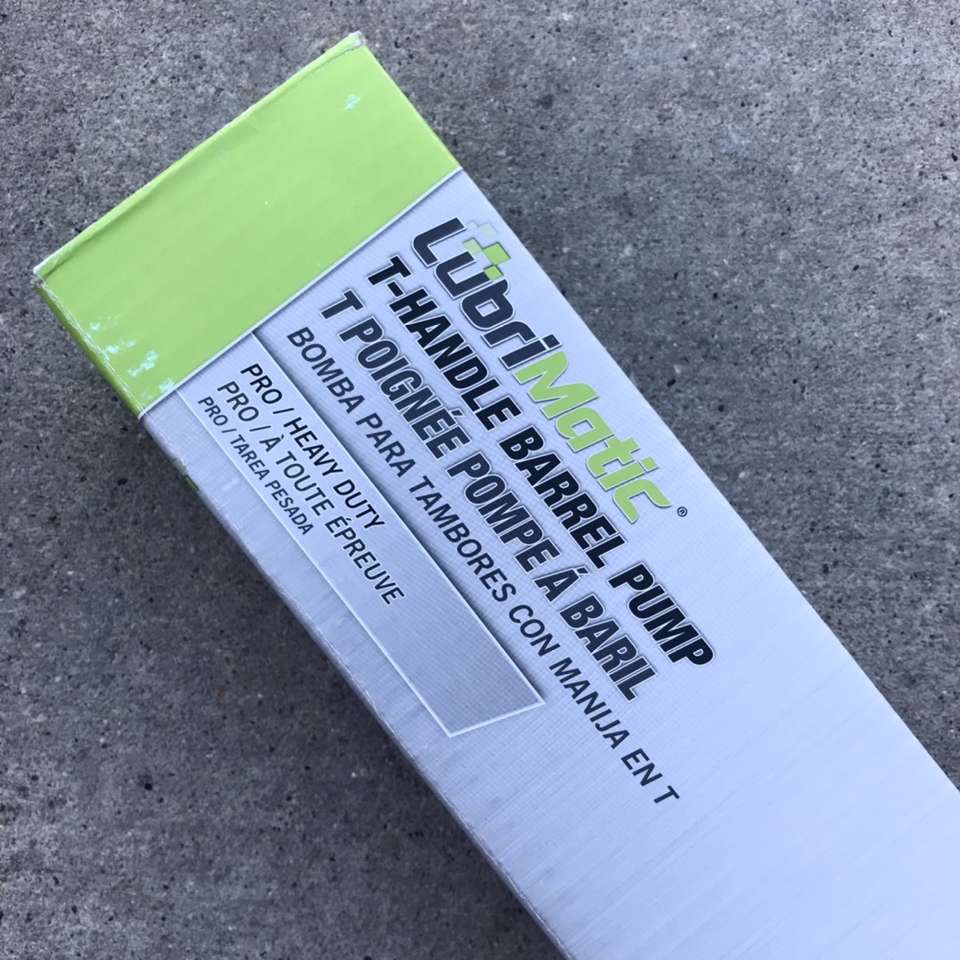 NIB LUBRI MATIC T HANDLE BARREL PUMP PART # 55-017