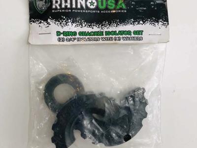 NEW RHINO D - RING SHACKLE ISOLATOR SET