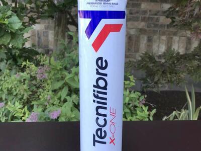 Tennis Balls (Qty: 4) Technifibre X One ~NEW