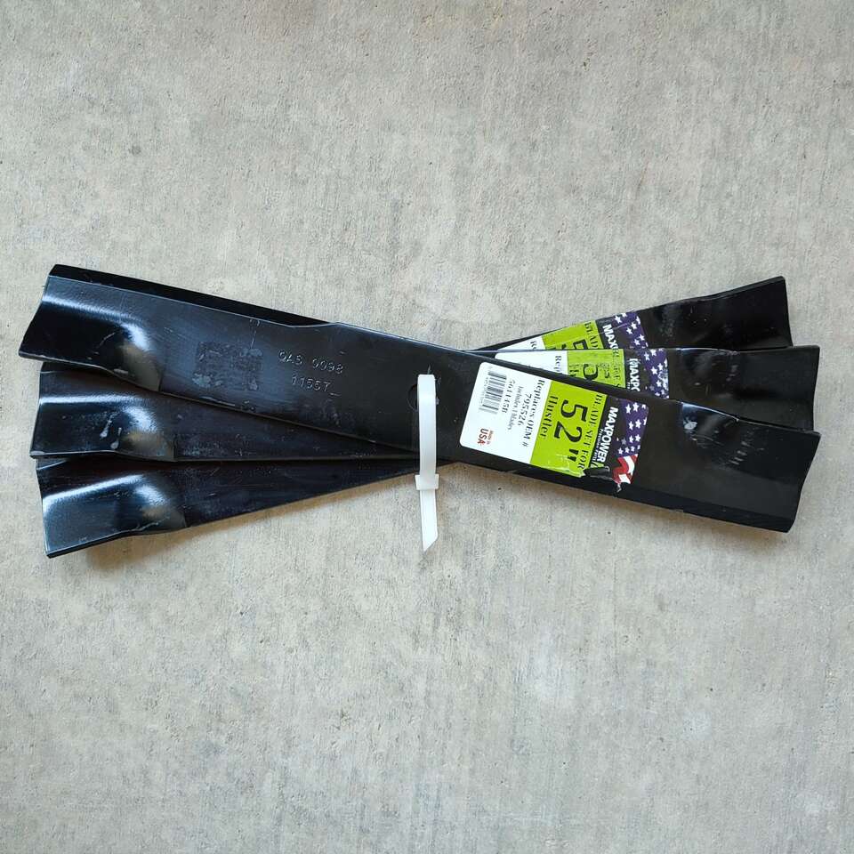 Maxpower Hustler Lawnmower Tractor Blades