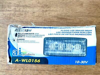 NIB A&I FLOOD LED SEALED BEAM A-WL0156 10-30V 12W