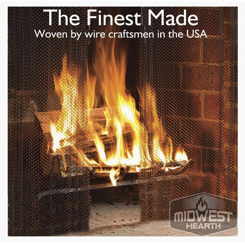 FIREPLACE REPLACEMENT SCREEN MESH 24 X 28