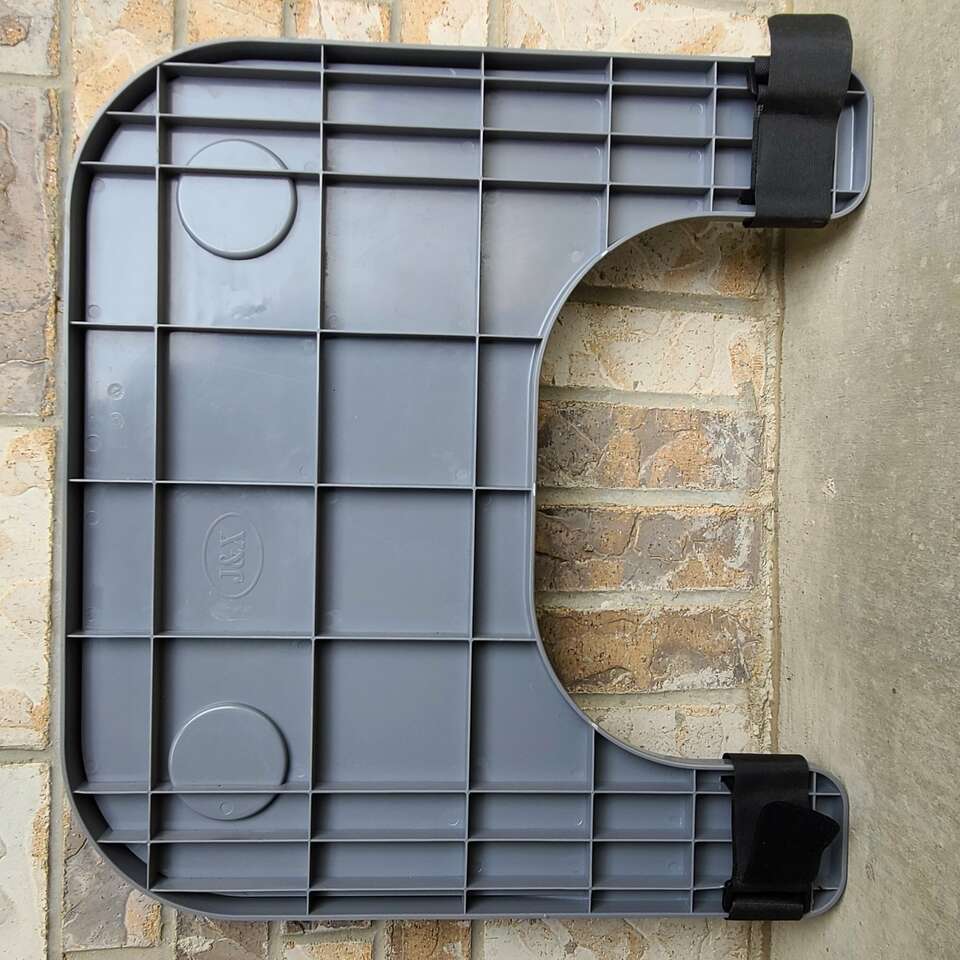 WHEELCHAIR TRAY TABLE GRAY VELCRO DETACHABLE NEW