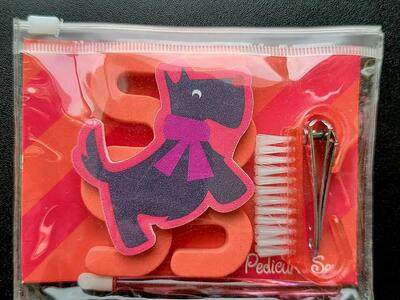 BRAND NEW SCOTTY DOG SCOTTY PUPPY PEDICURE SET