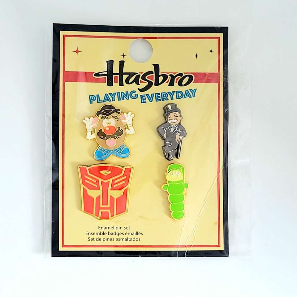NEW FUNKO HASBRO RETRO ENAMEL PIN SET
